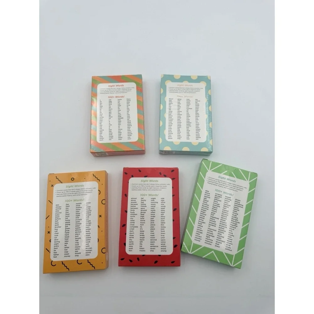 Think Tank Scholar Sight Words Flashcards Pre K  Through Grade 3 Set Homeschool